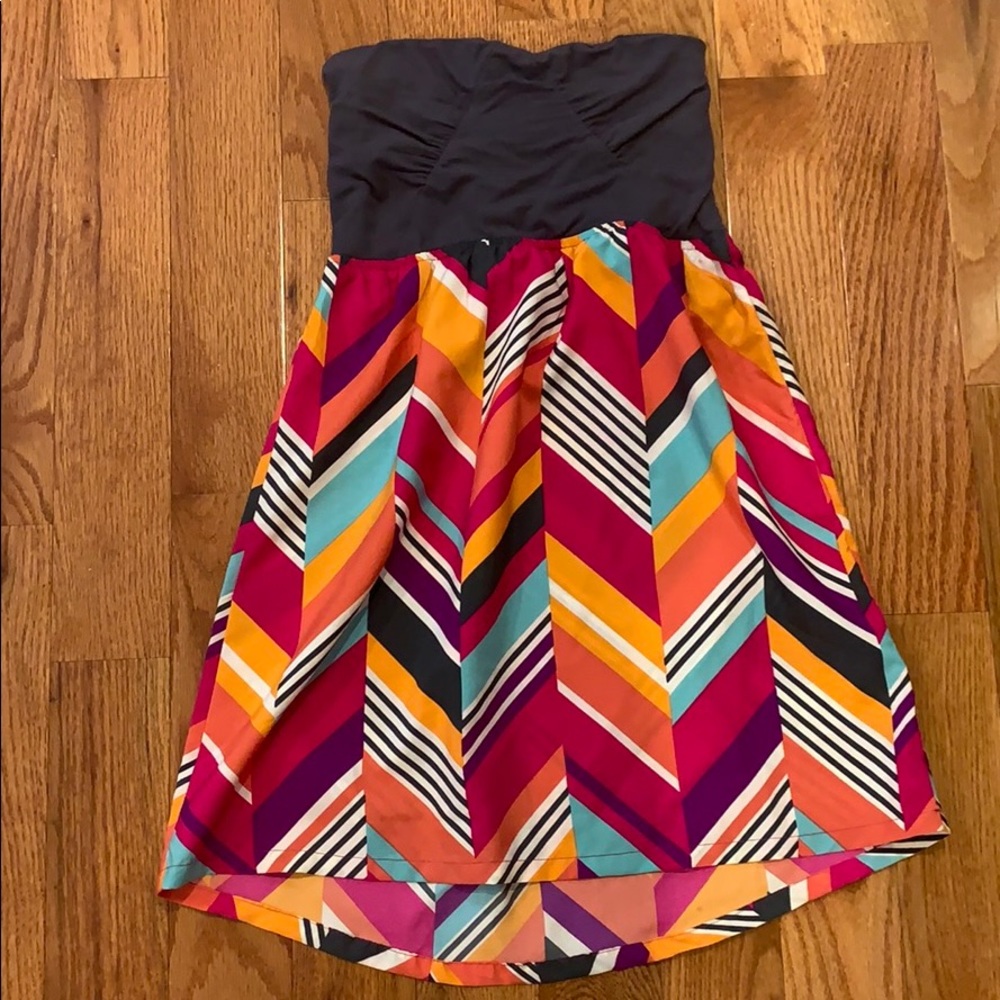 Strapless girl's dress